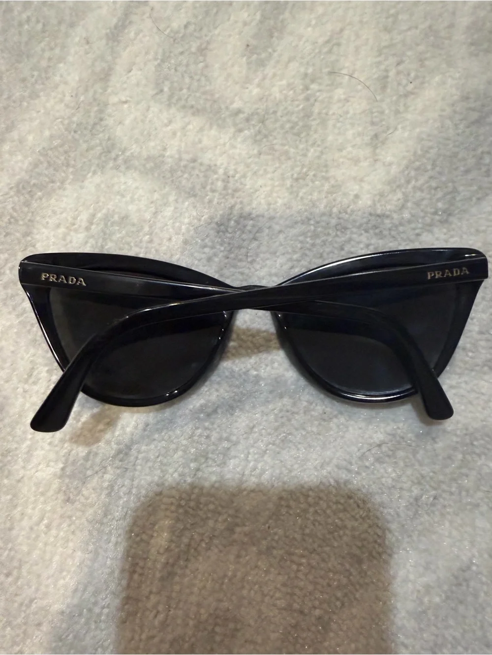 Prada Black Cat-Eye Sunglasses